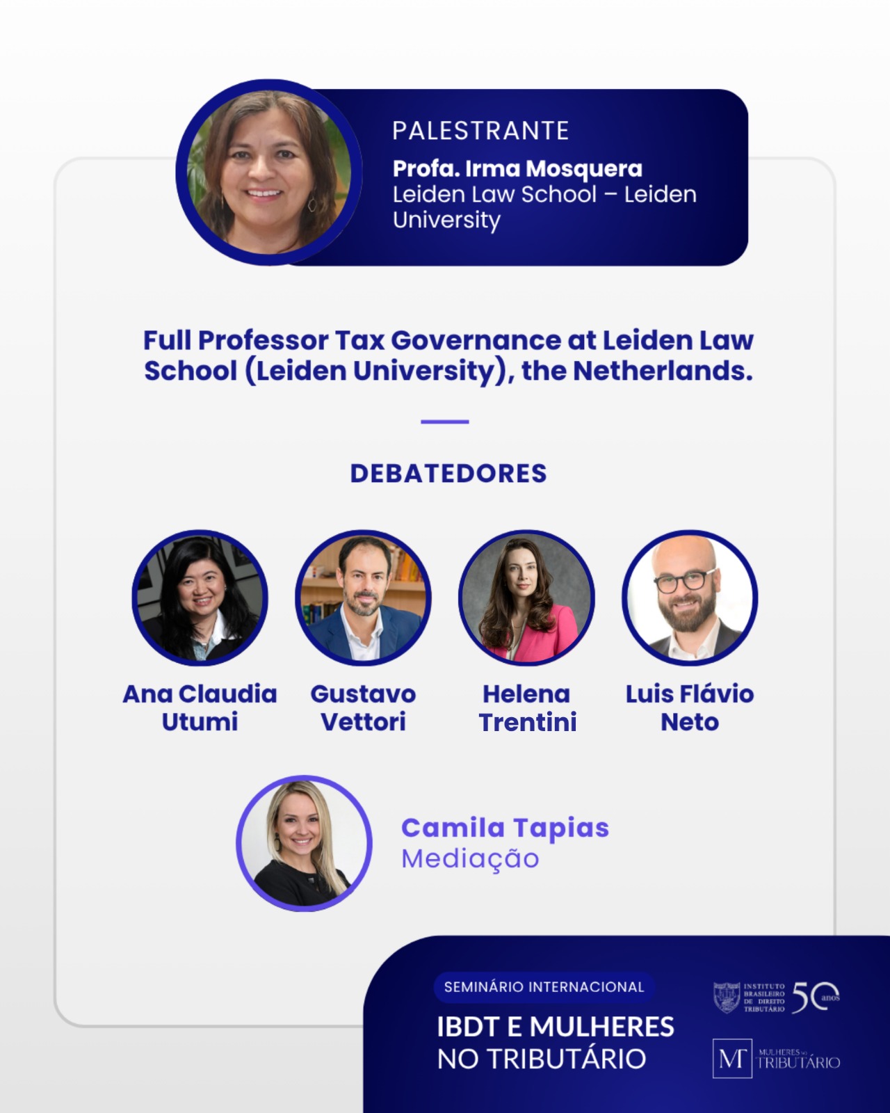 Seminário Internacional IBDT Mulheres no Tributário
