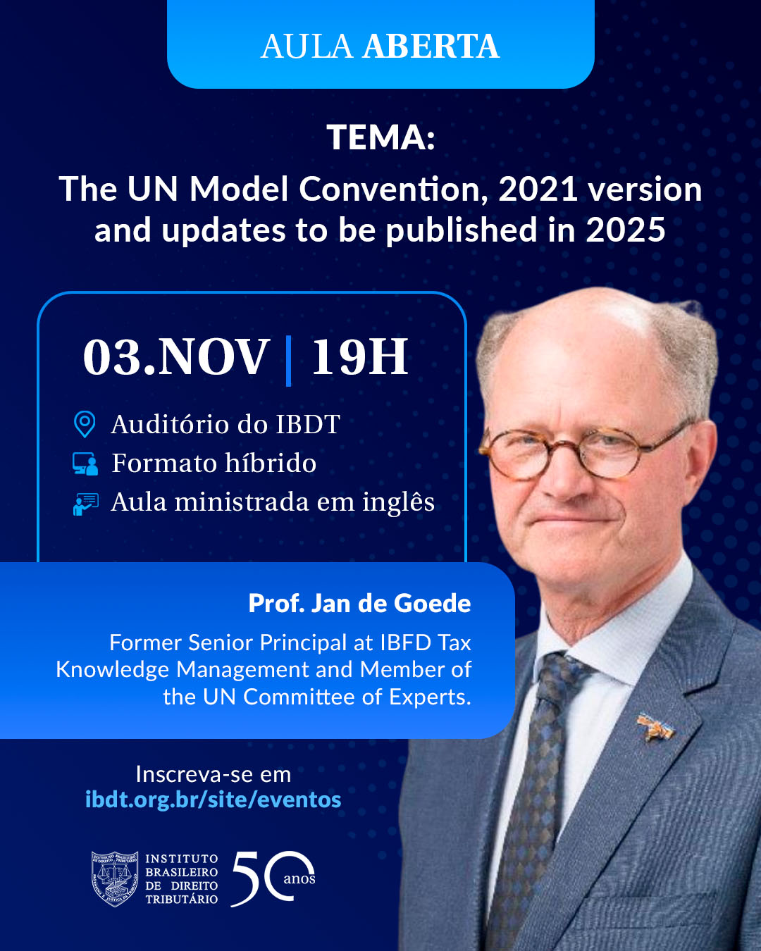 IBDT_Aula_Aberta_-_Prof._Jan_de_Goede_-_Card-1