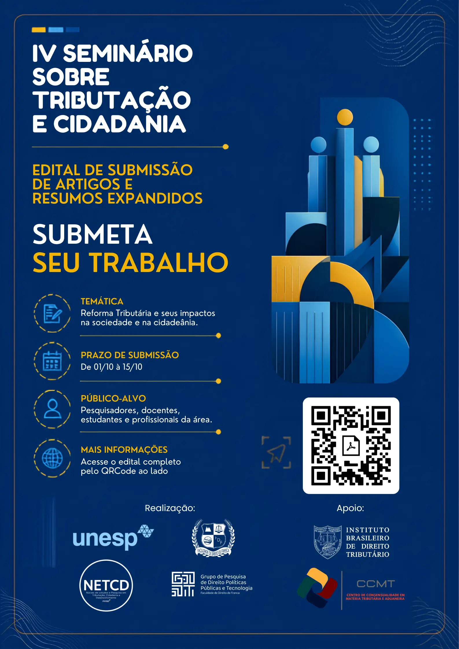 Card Submissão Trabalhos_IV Seminário Unesp